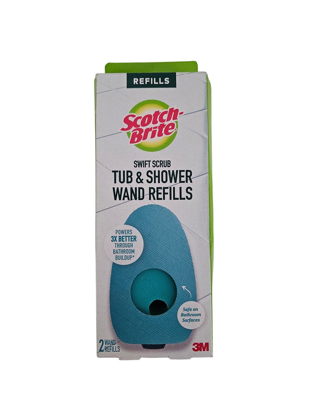 Scotch Brite Tub & Shower Wand Refills NEW
